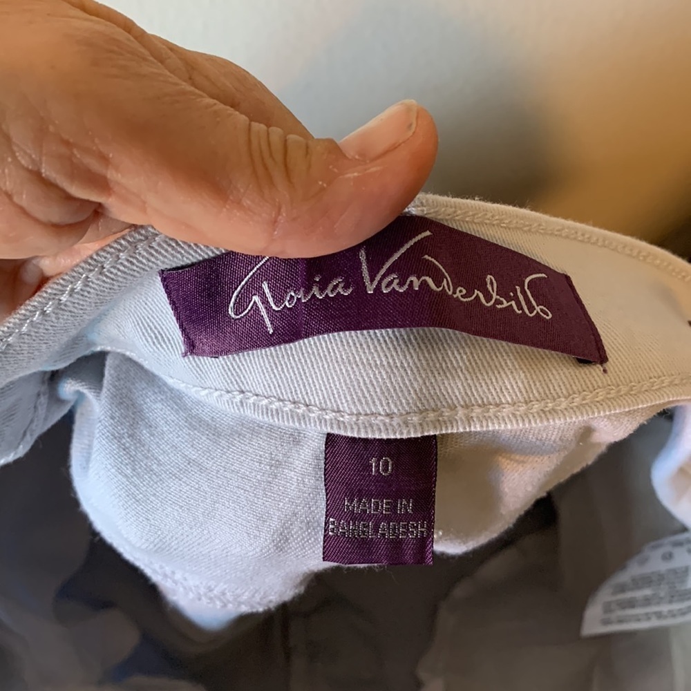 NWT Gloria Vanderbilt Amanda High Rise Tapered Jeans Grey Opal Sz 10 Avg Classic - Picture 13 of 14